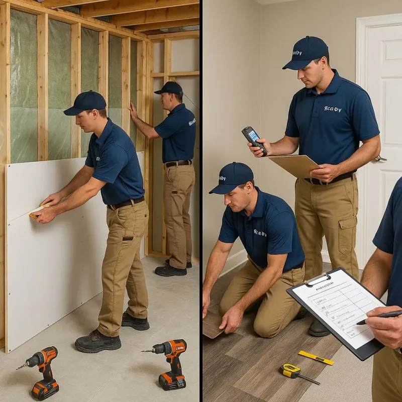 Repairs and Reconstruction process in Elmore, OH